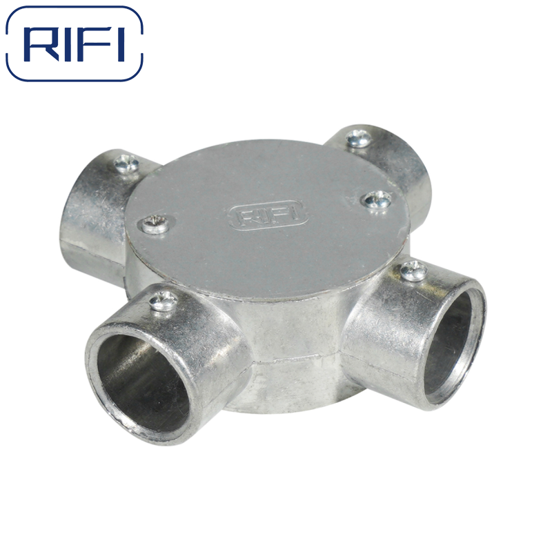 Intersection (4way) EMT Aluminum Junction Box